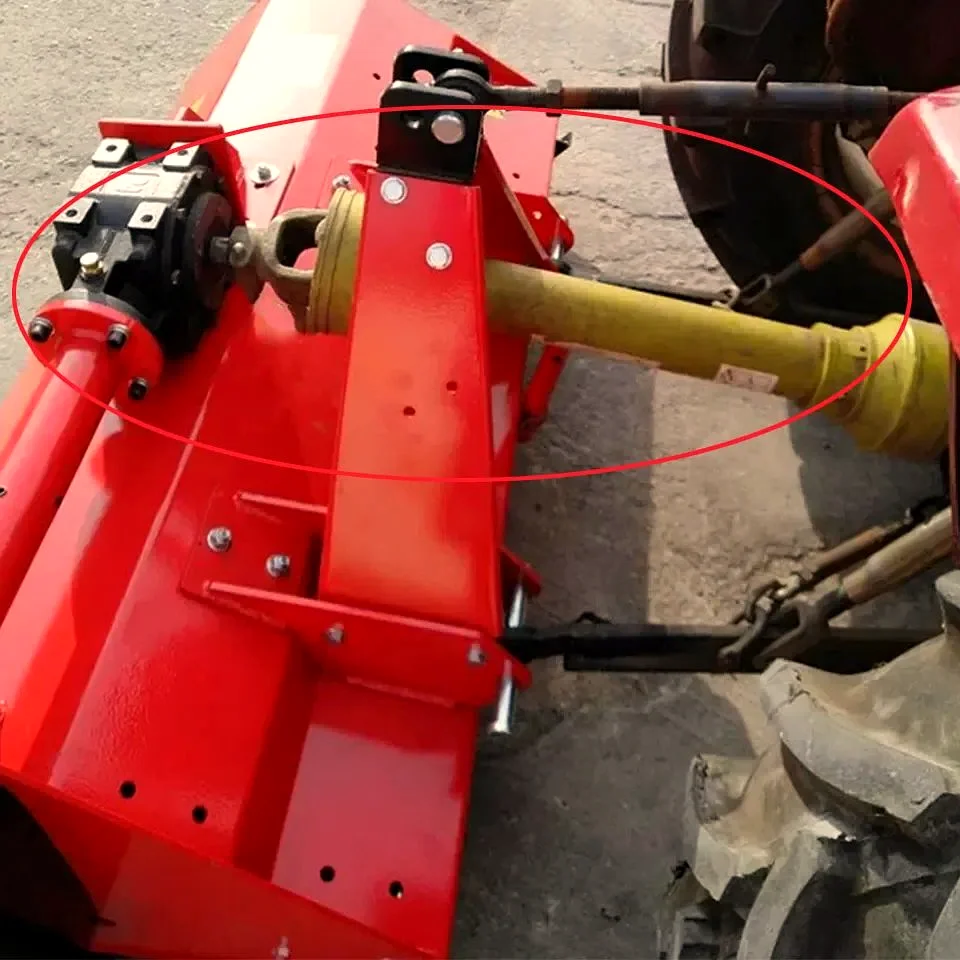 flail mower PTO gearbox T-310A component close-up