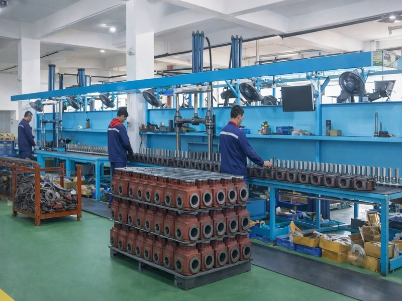 Home PTO gearbox assembly line