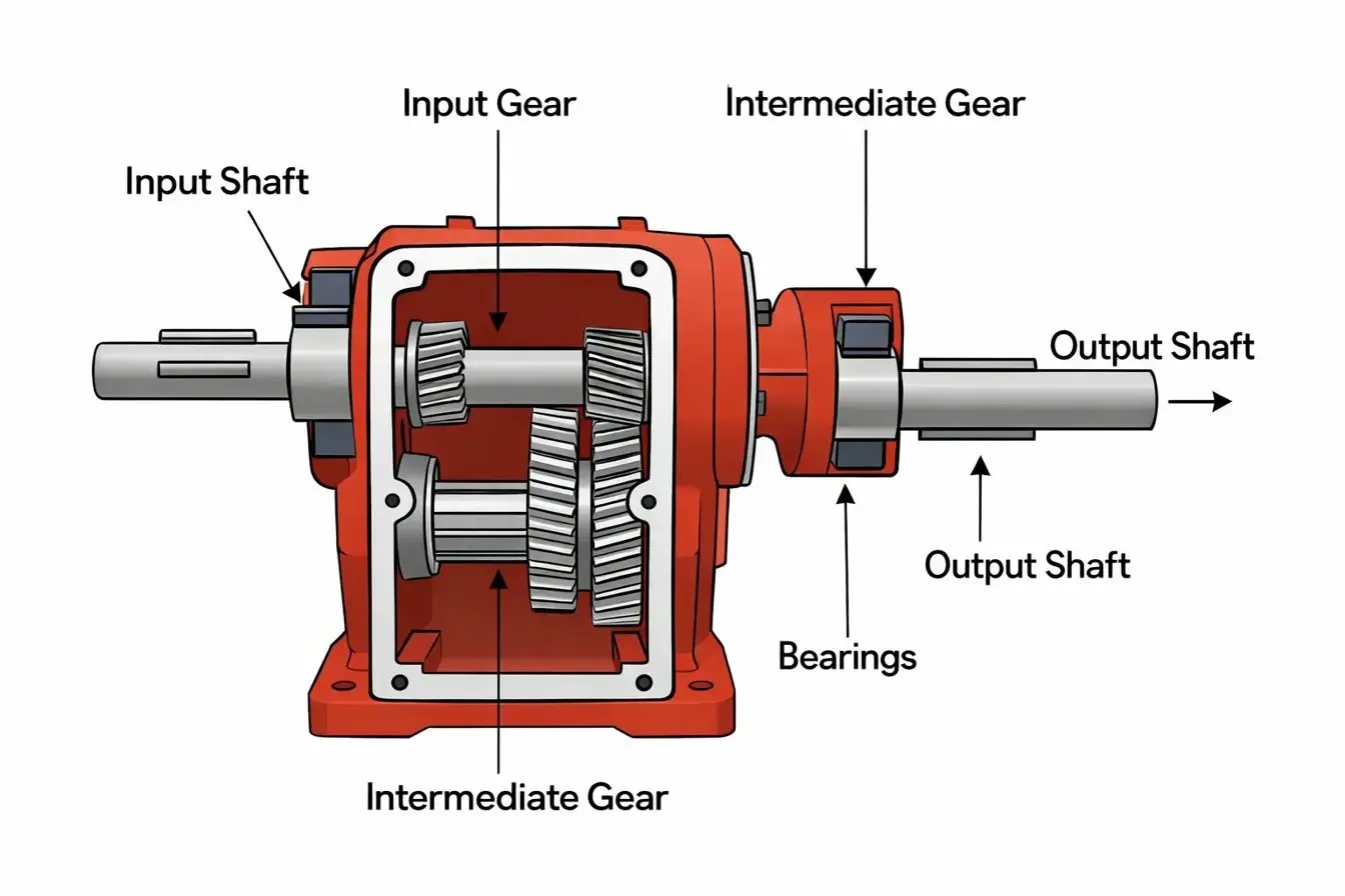 Rotary Rake PTO Gearbox for Hay Tedding and Windrow Raking pto gearbox structure